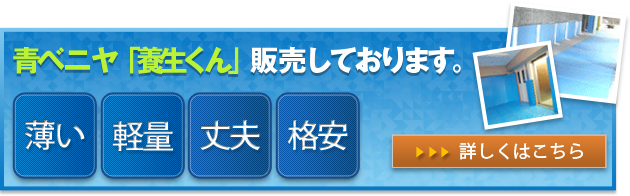 青ベニヤ「養生くん」販売しております。